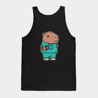 Capybara Nurse Boy Tank Top